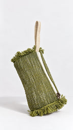 Cotton Slub Sunberg Pouch in Lincoln Green