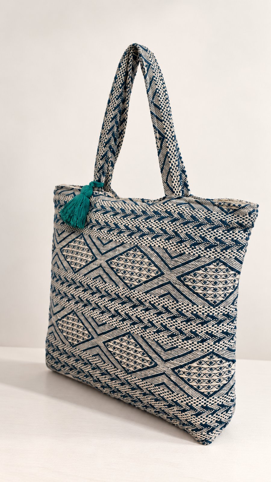 Throw Jhola Bag in Navy