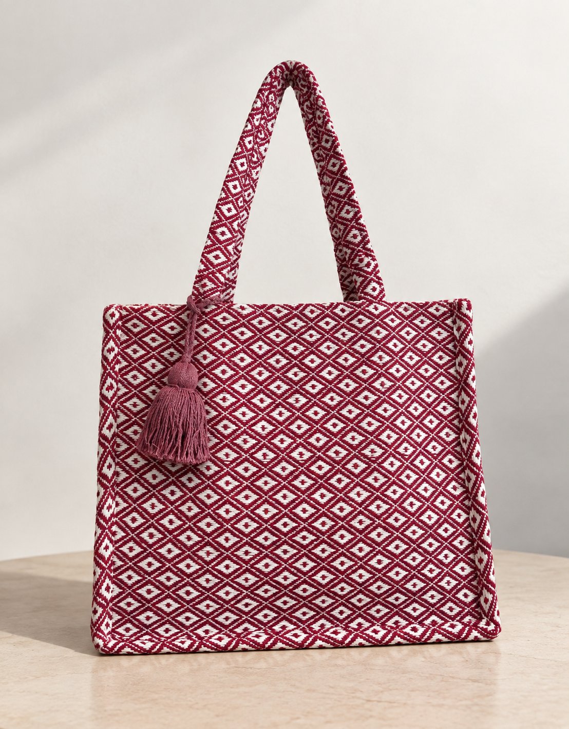 Throw Box Bag in Dusty Pink